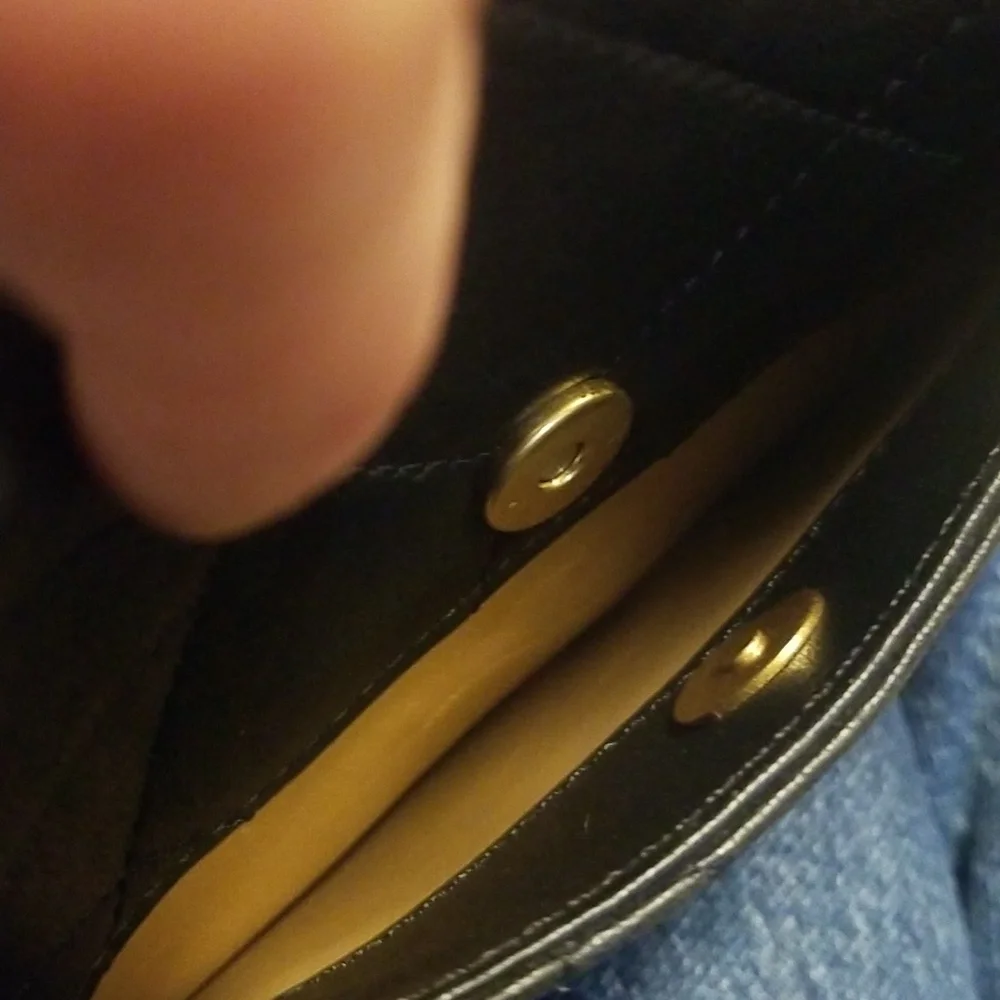 CHANEL Crossbody My Crush Vanity Lambskin Quilted Black Gold Bijoux Chain Handle - Picture 16 of 17